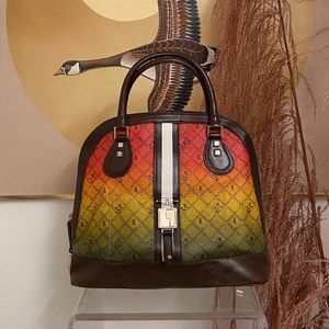 L.A.M.B. BY GWEN STEFANI Holiday 2007 Montego Rasta Bowler Bag